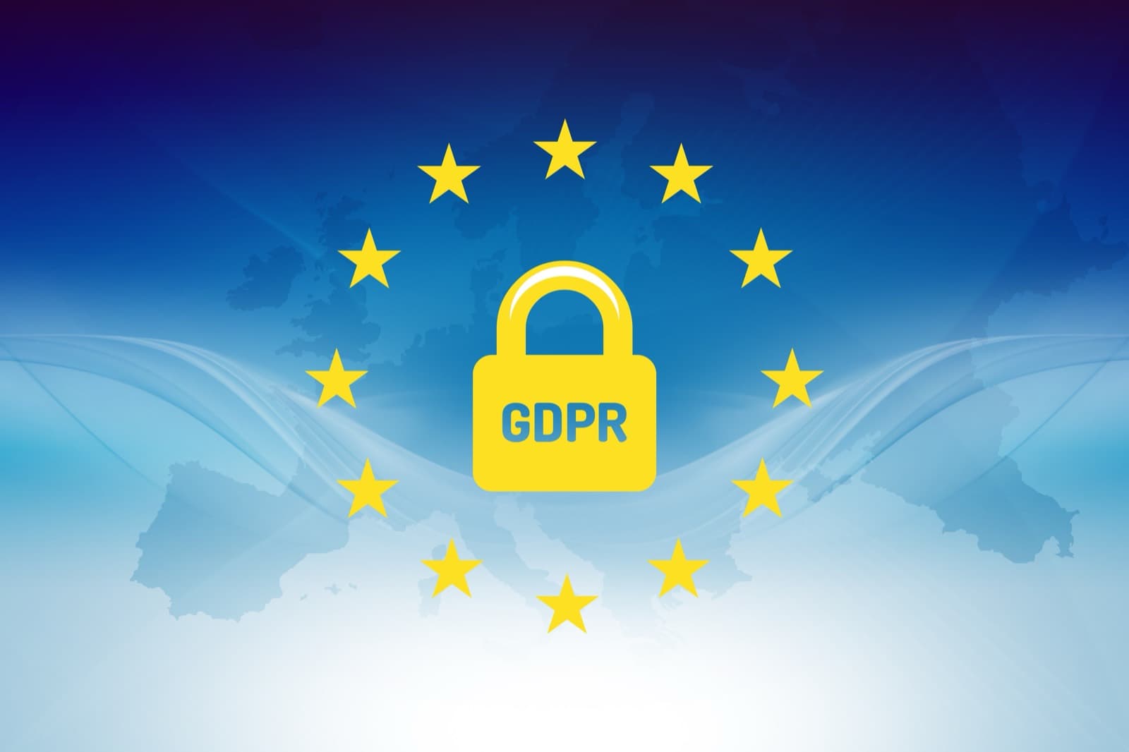 European Union flags outside a public building, representing GDPR jurisdiction and oversight