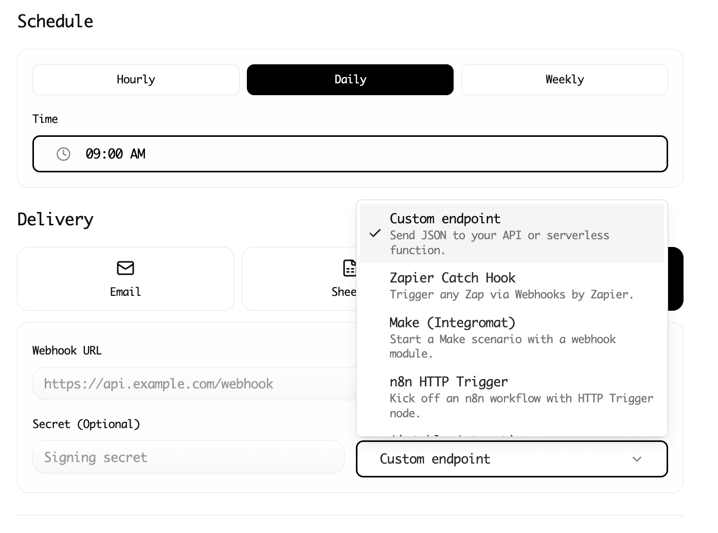 Lection integrations for moving extracted data into shared workflows